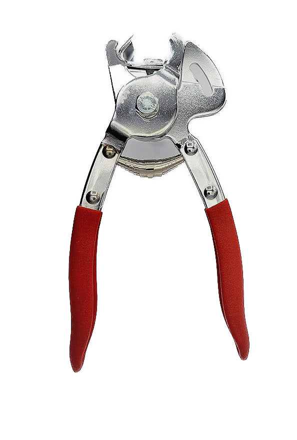 Pro Grade Hog Ring Tool and American Made 9 Gauge Hog Rings for Chainlink Fencing, Cattle Panels